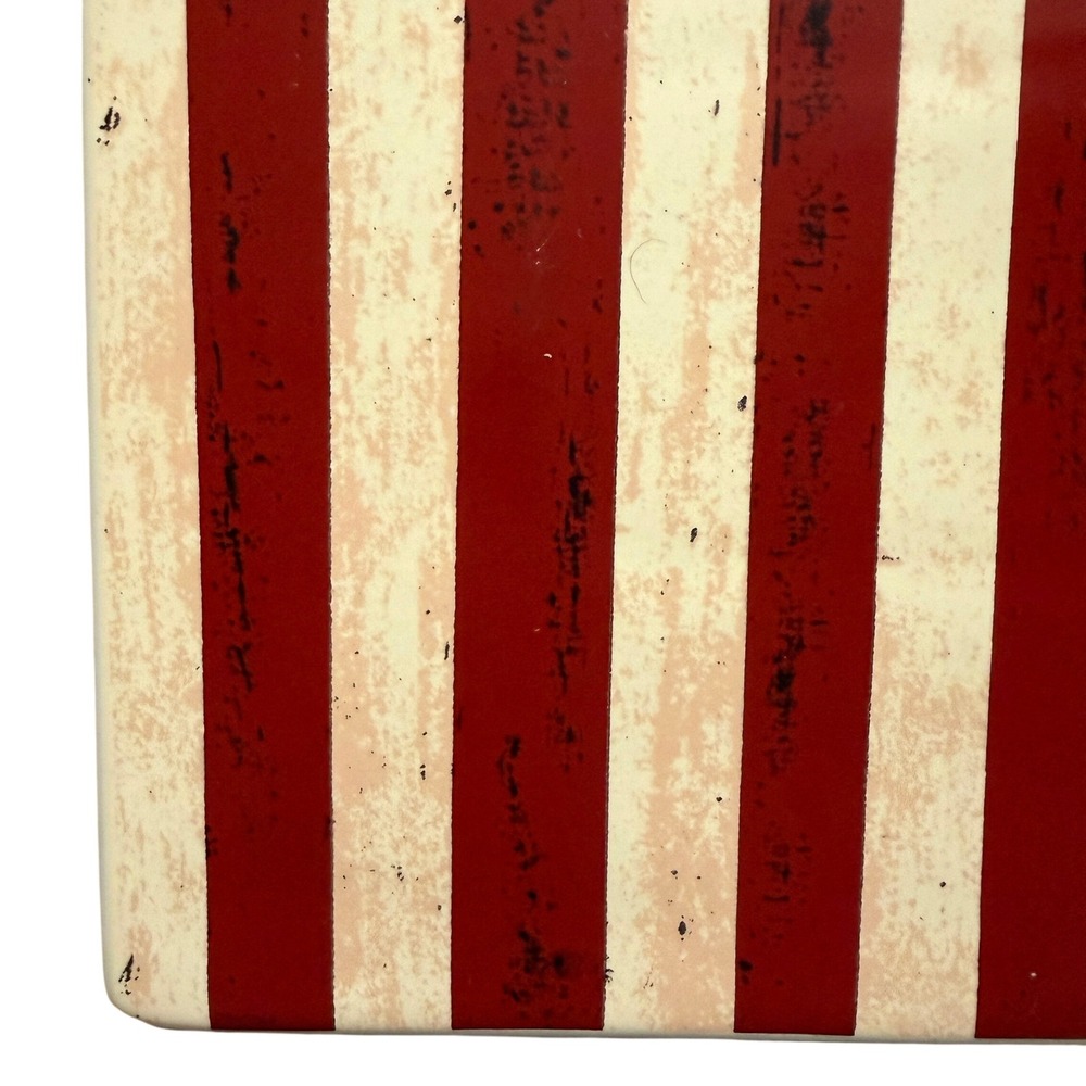 Vtg Spirit of the Flag American Ceramic Trivet Brandon House 1998 8.5 H x 7 in W - Picture 4 of 11